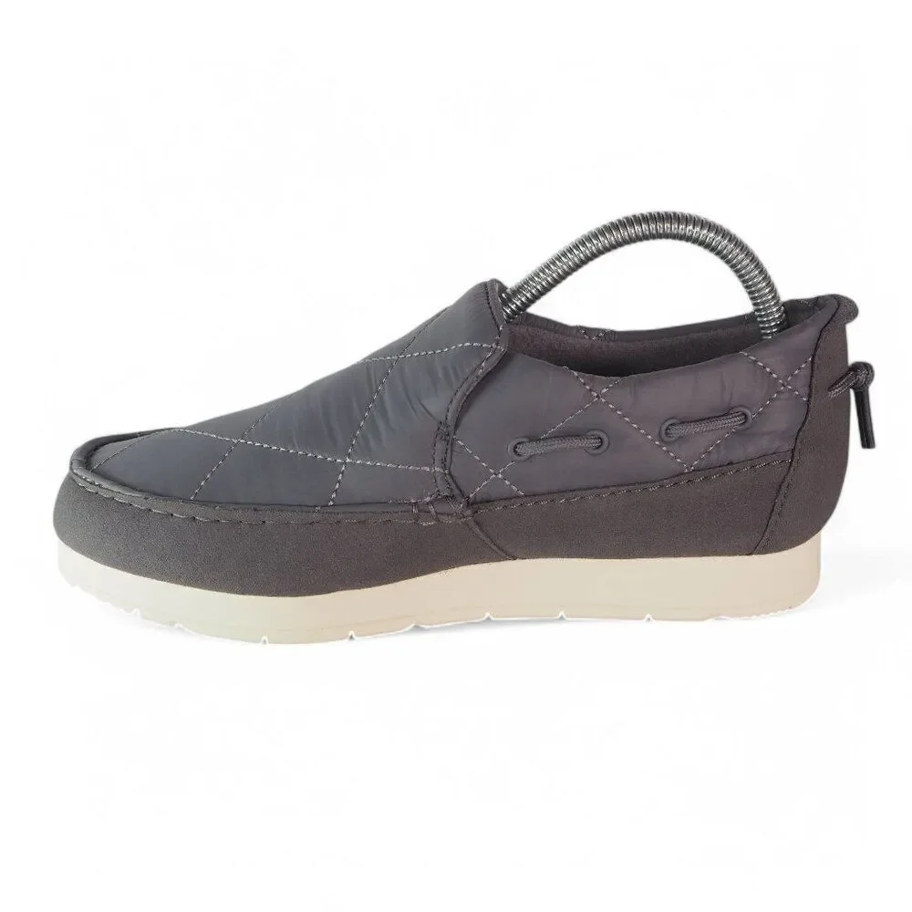 Sperry Moc-Sider Quilted Nylon Casual Shoes Grey STS87050‎ Women's 8M